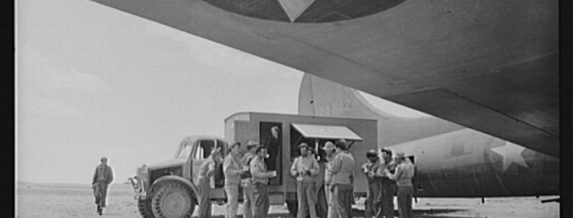 Red Cross Clubmobile serving soldiers: The Beantown Girls