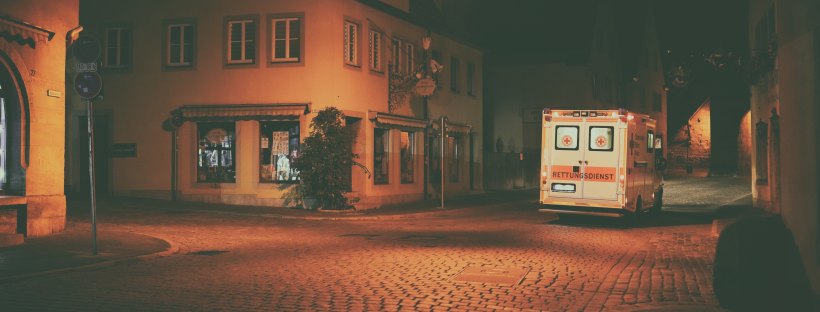 Ambulance by Marc Schaefer on Unsplash: How to Walk Away by Katherine Center (The Modest Reader)