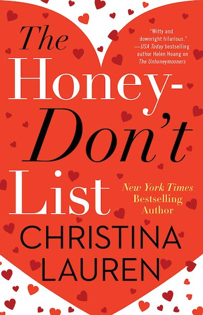 The Honey-Don't List by Christina Lauren (Book Cover): The Modest Reader