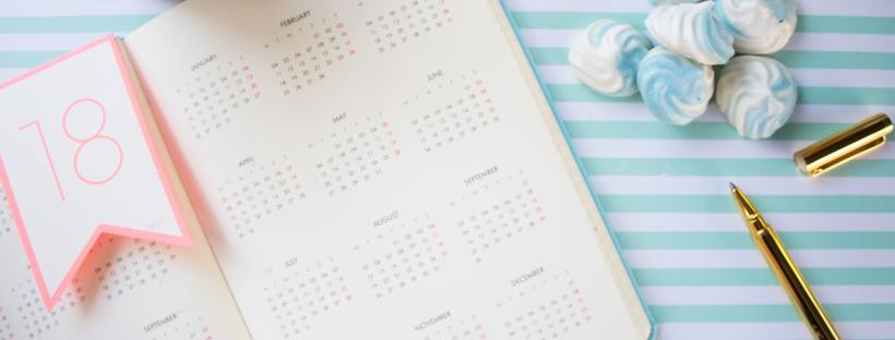 Planner by Social Cut on Unsplash: In Five Years by Rebecca Serle (The Modest Reader)