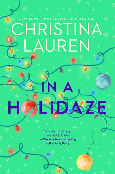In A Holidaze by Christina Lauren (Book Cover): The Modest Reader