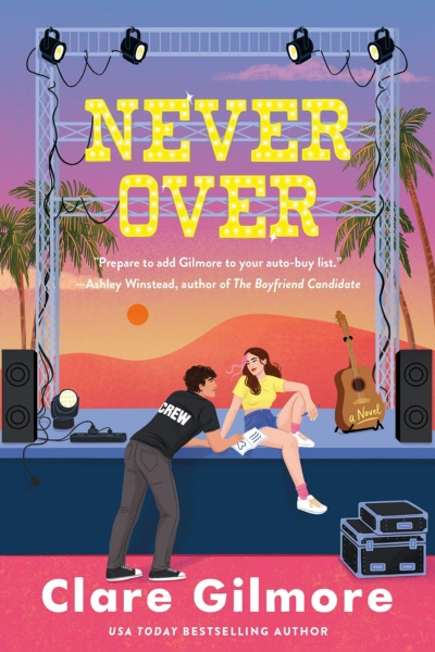 Never Over Book Cover by Clare Gilmore
